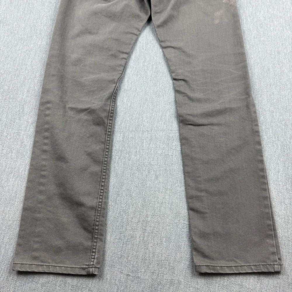 Levis 511 Pants‎ Youth Boys 18 Reg 29X29 Gray Stretch Slim Straight Leg Denim